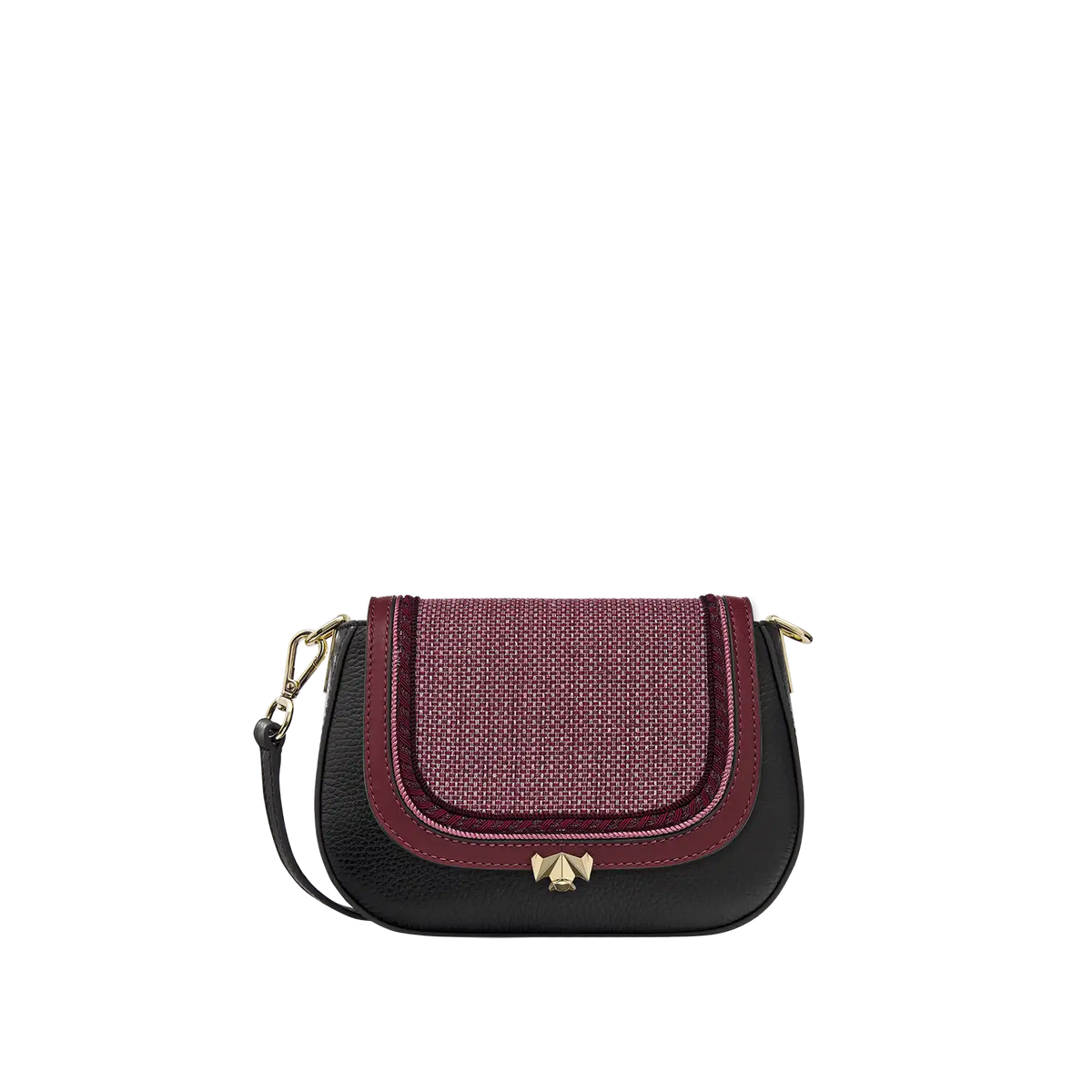 Wechselklappe - Mini Burgundy Kiss - dunkelrot