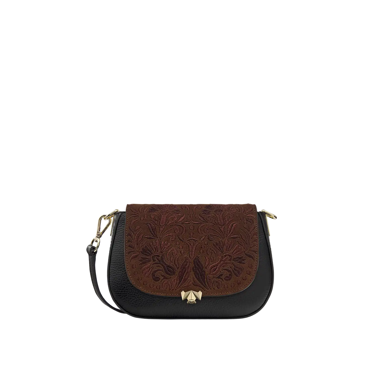 Wechselklappe - Mini Chocolate Petal - braun