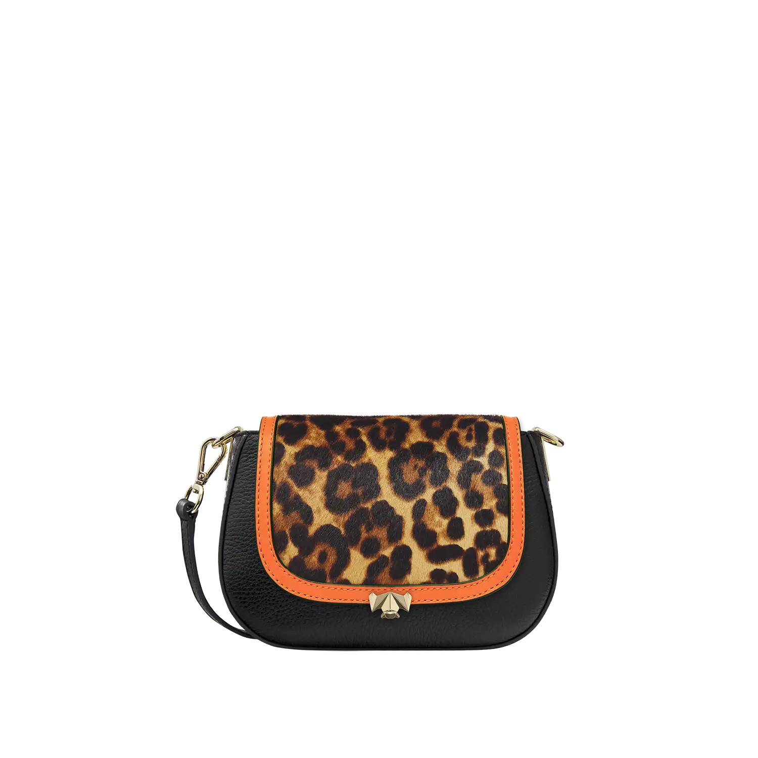 Wechselklappe - Mini Fur Real - leo-orange