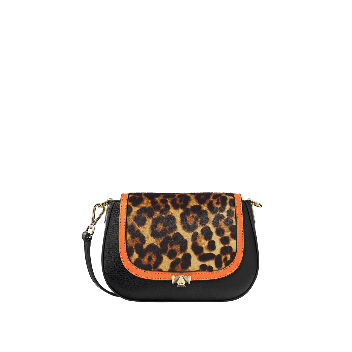 Wechselklappe - Mini Fur Real - leo-orange