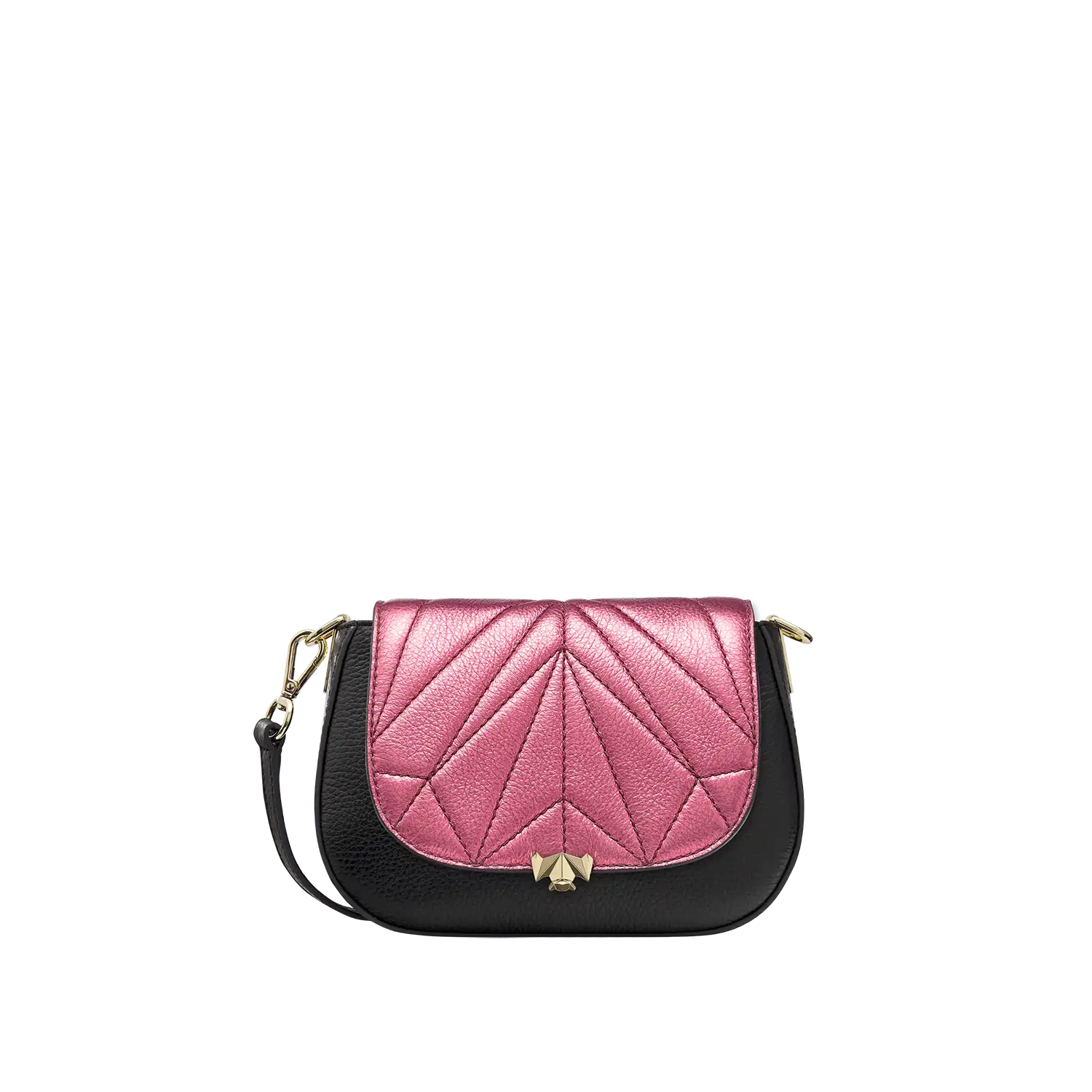 Wechselklappe - Mini Kinda Metallic Mulberry - pink-metallic