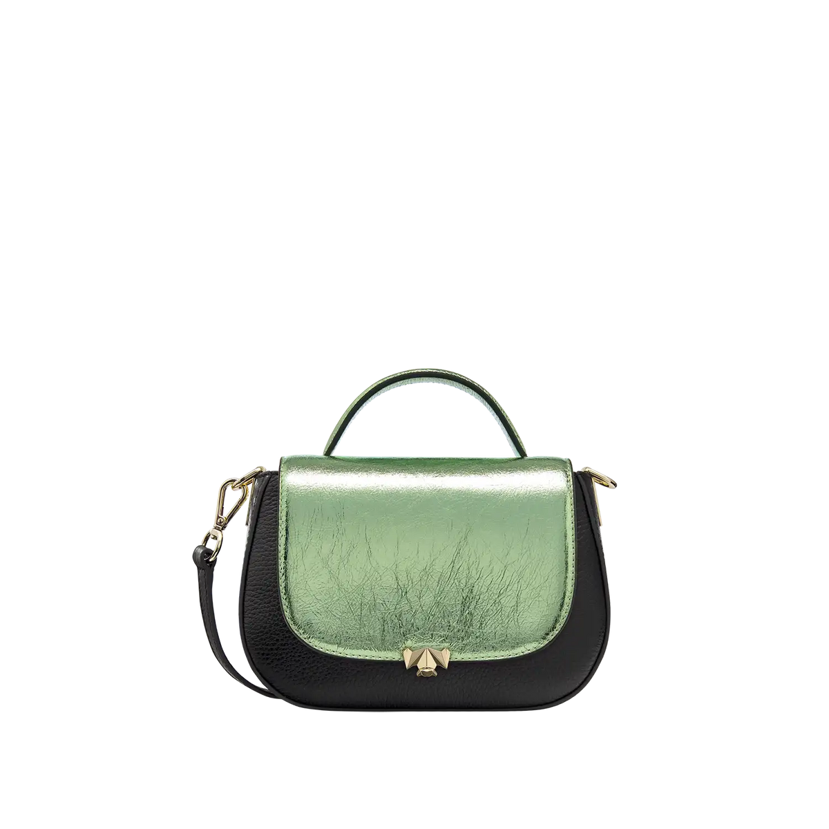 Wechselklappe - Mini Opal Breeze - grün-metallic