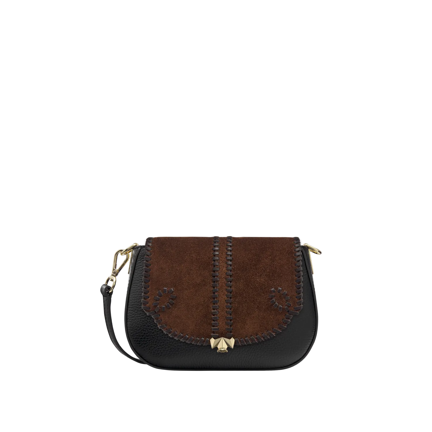 Wechselklappe - Mini Saddle Grace - braun