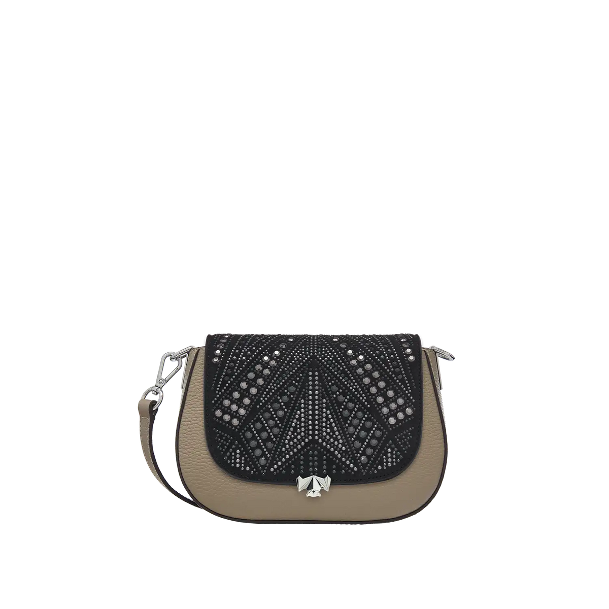 SC Wechselklappe - Mini Silver Sparkle - schwarz