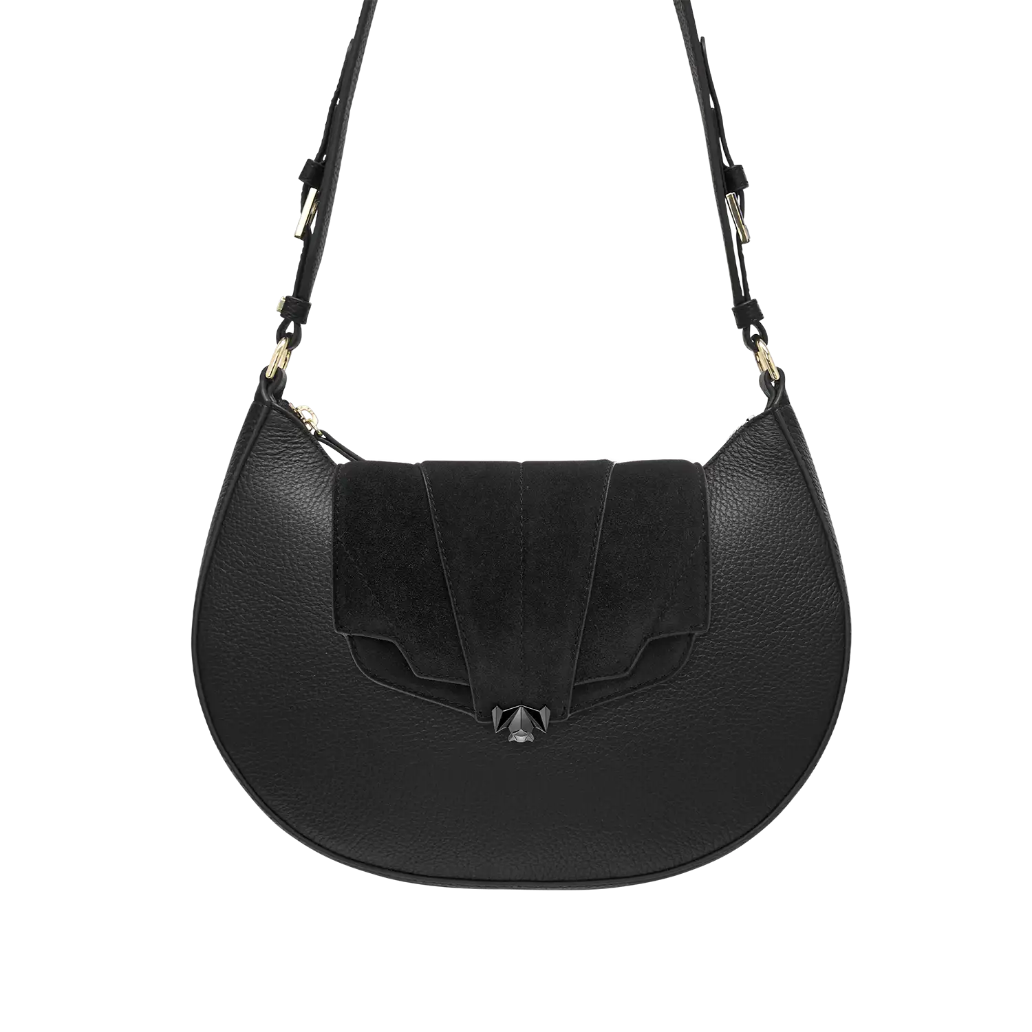 BC Wechselklappe - Mini Smooth Solitair - schwarz