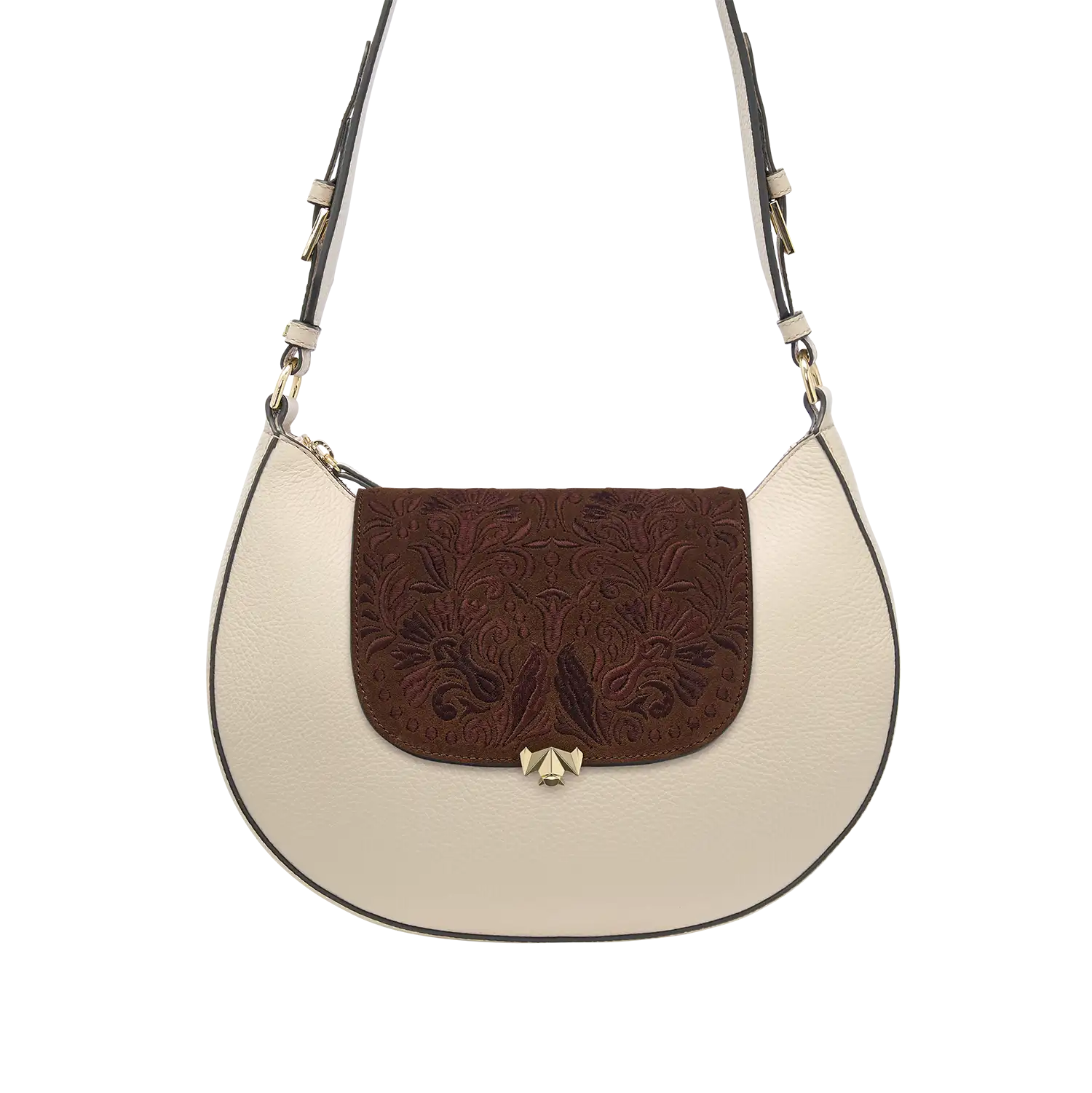 Wechselklappe - Mini Chocolate Petal - braun
