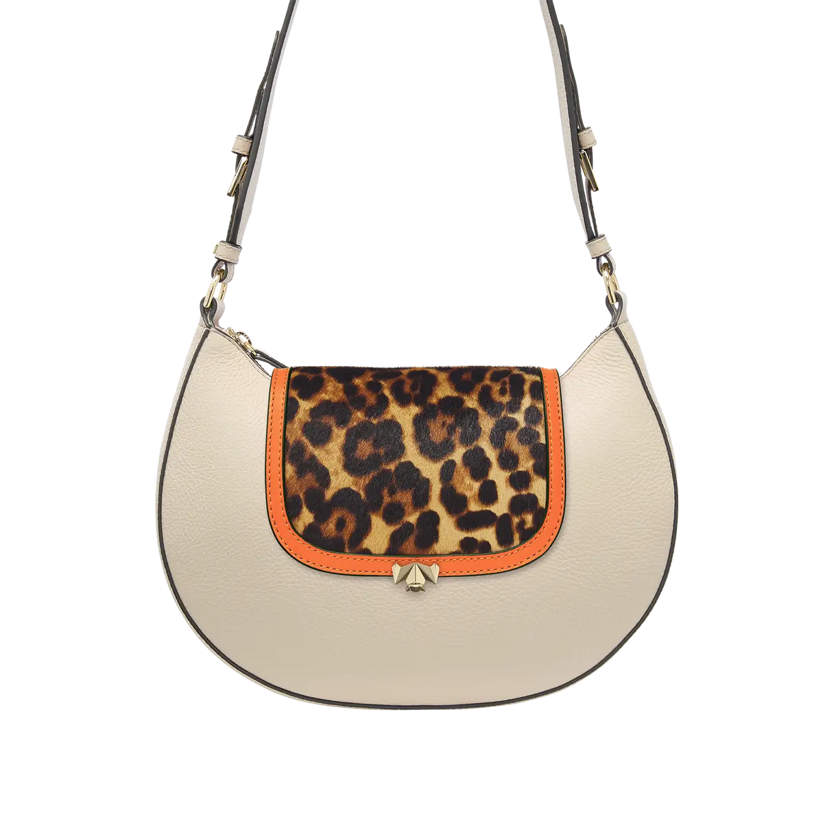 Wechselklappe - Mini Fur Real - leo-orange