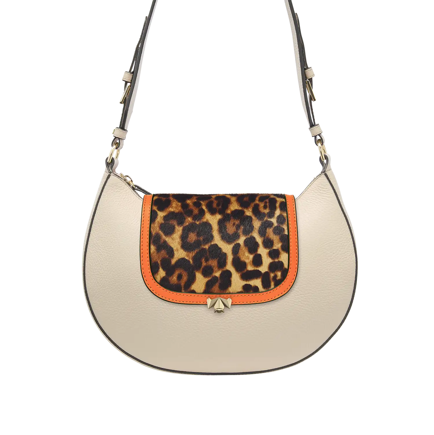 Wechselklappe - Mini Fur Real - leo-orange