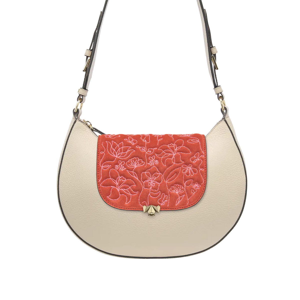 Wechselklappe - Mini Garden of Love - rot-pink