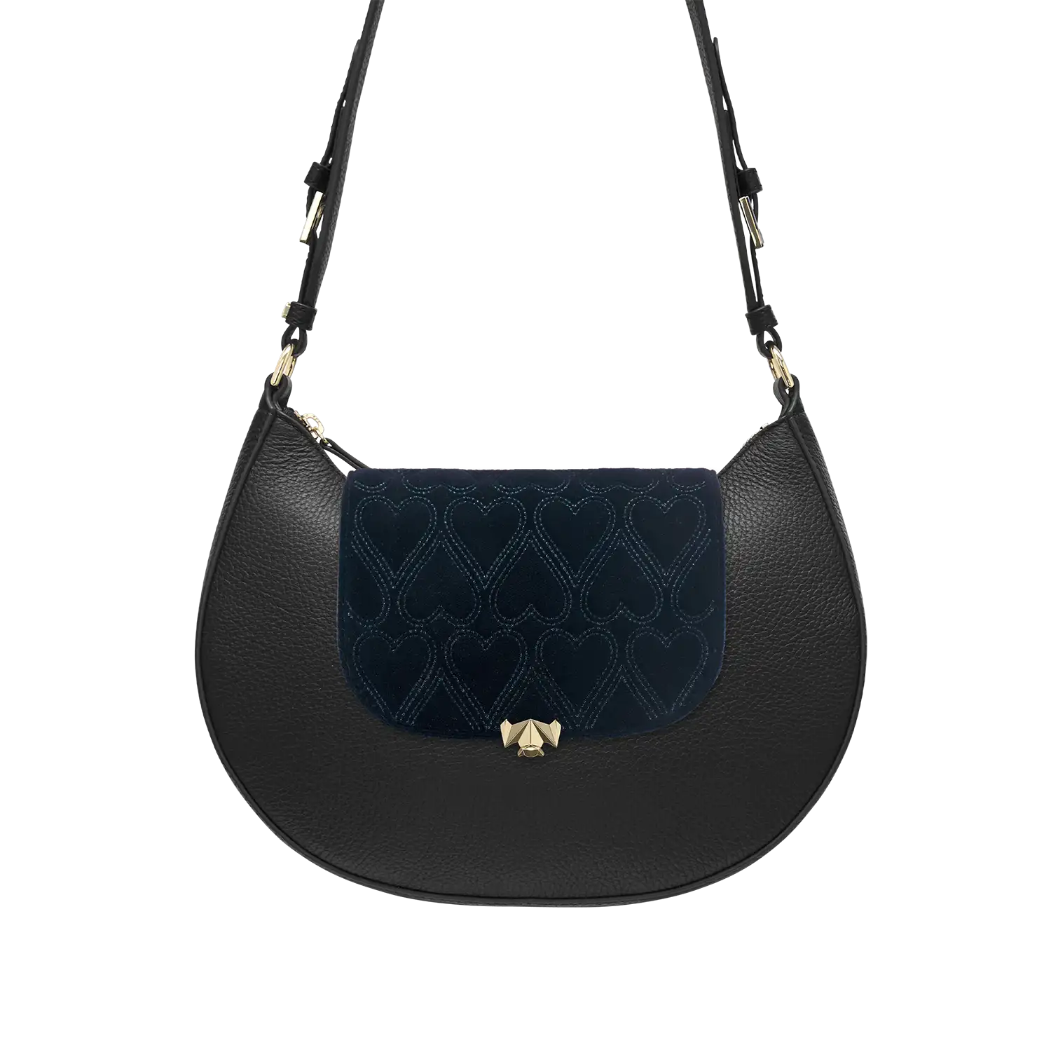 Wechselklappe - Mini Amour de Velours - dunkelblau