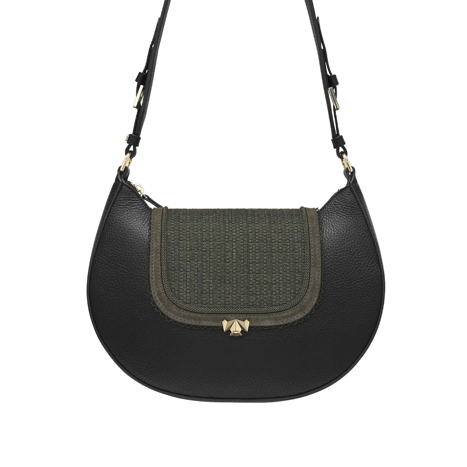 Wechselklappe - Mini Forest Glimmer - grün-glitzer