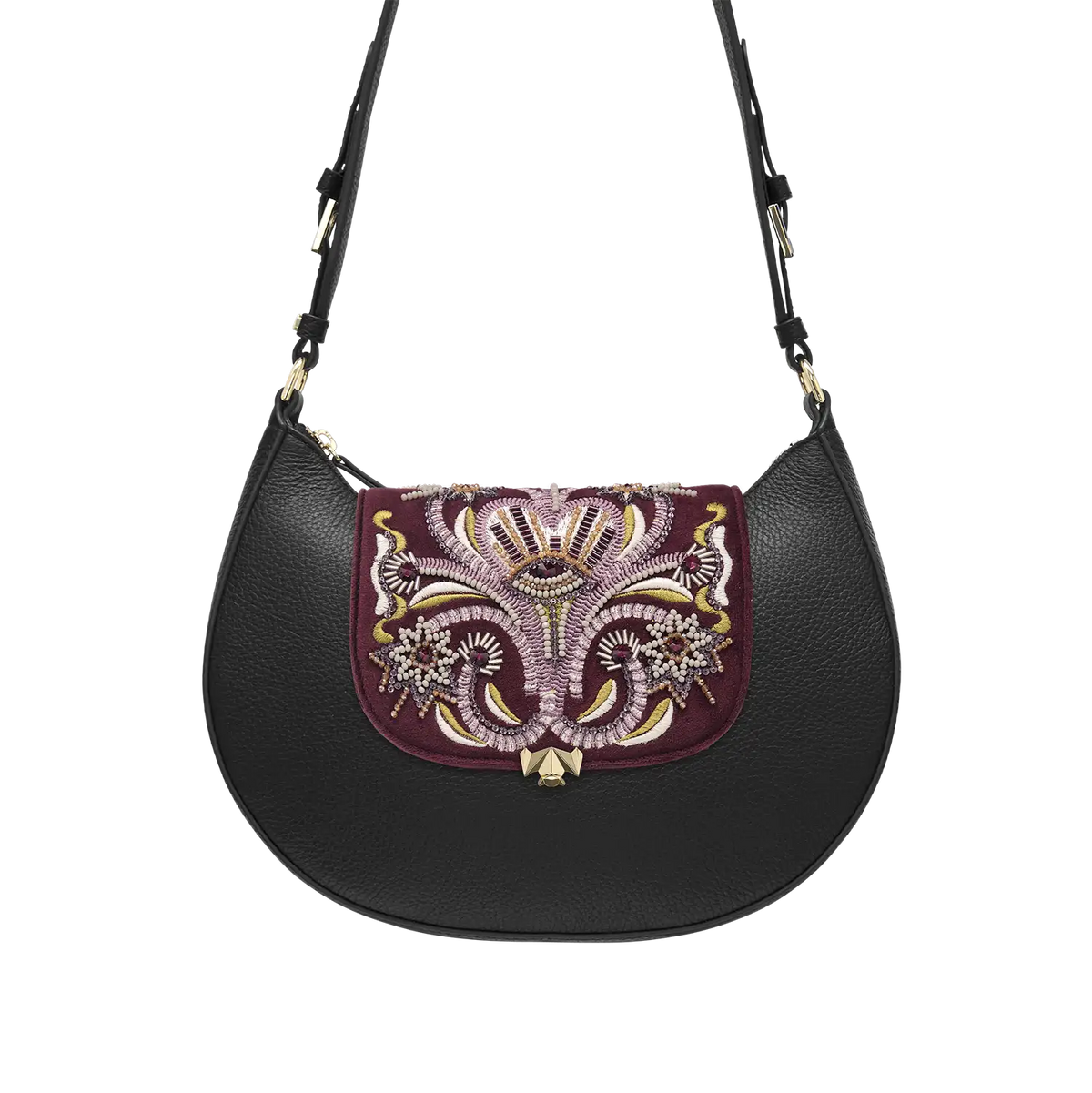 Wechselklappe - Mini La Mystérieuse - weinrot