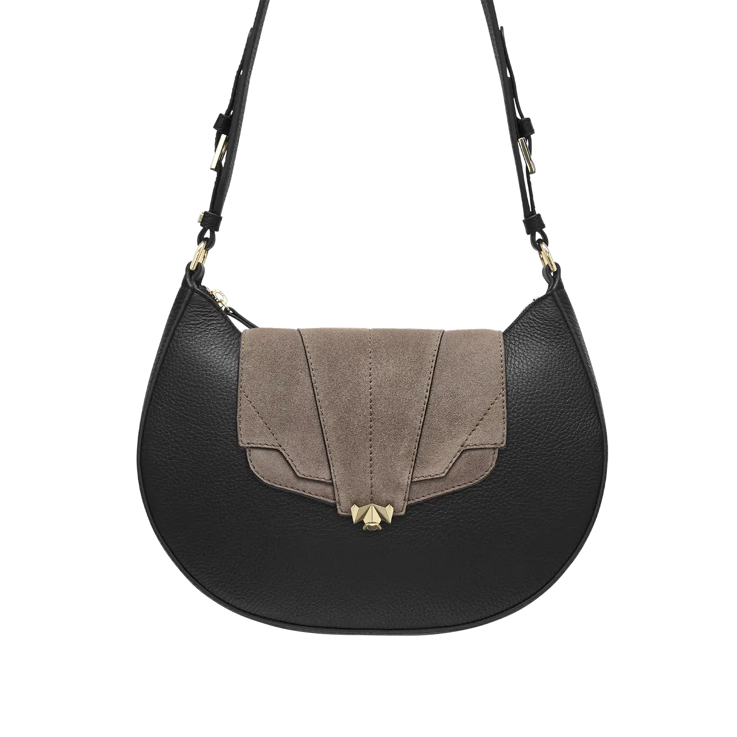 Wechselklappe - Mini Milky Solitair - taupe