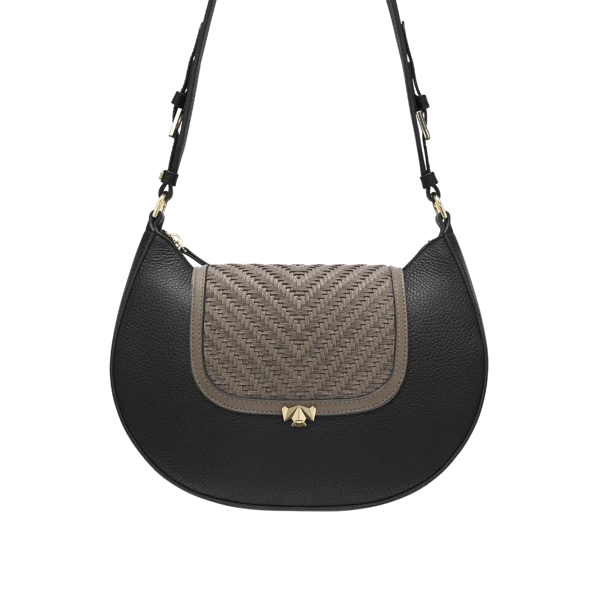 Wechselklappe - Mini Muted Mesh - taupe