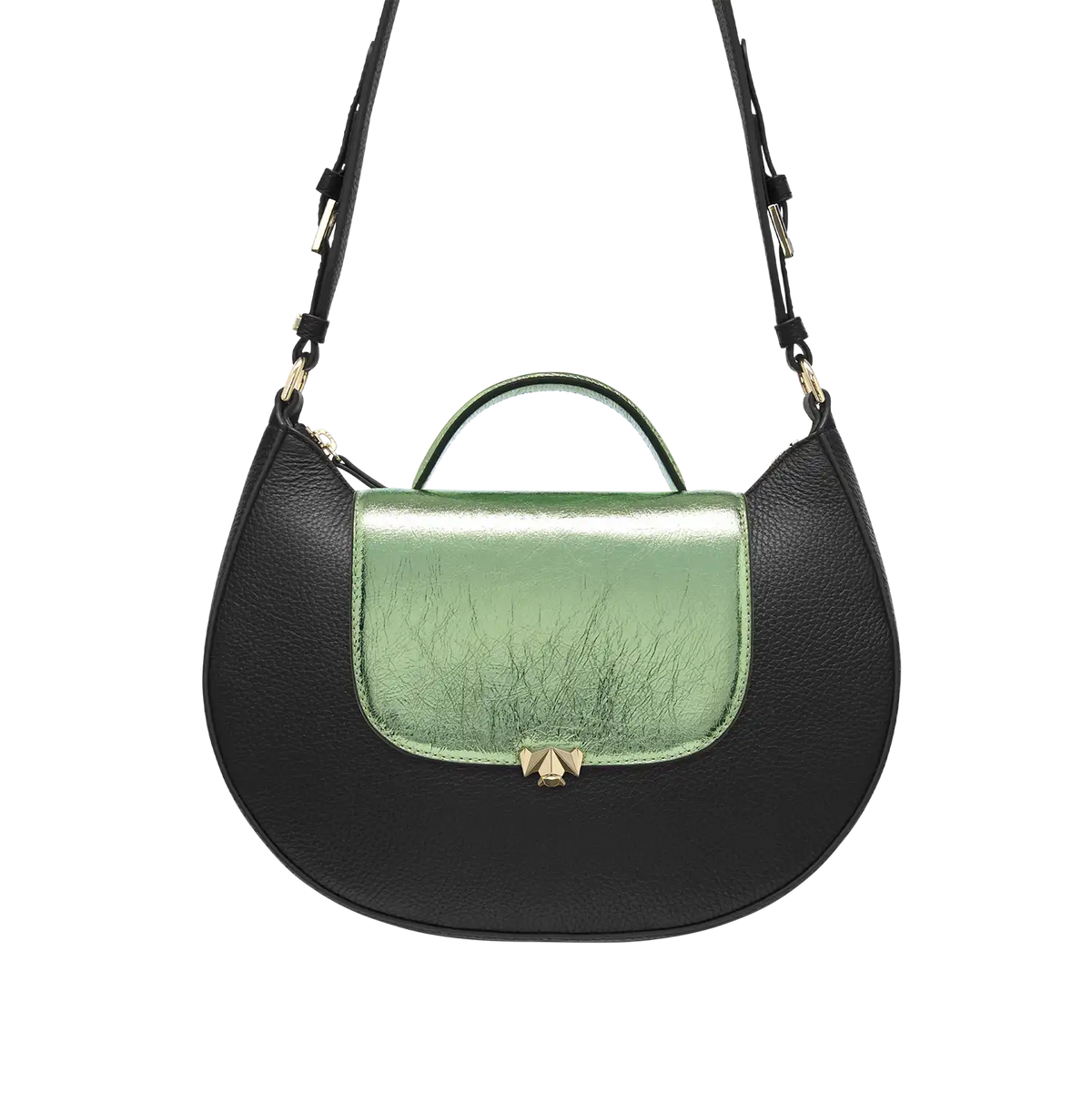 Wechselklappe - Mini Opal Breeze - grün-metallic