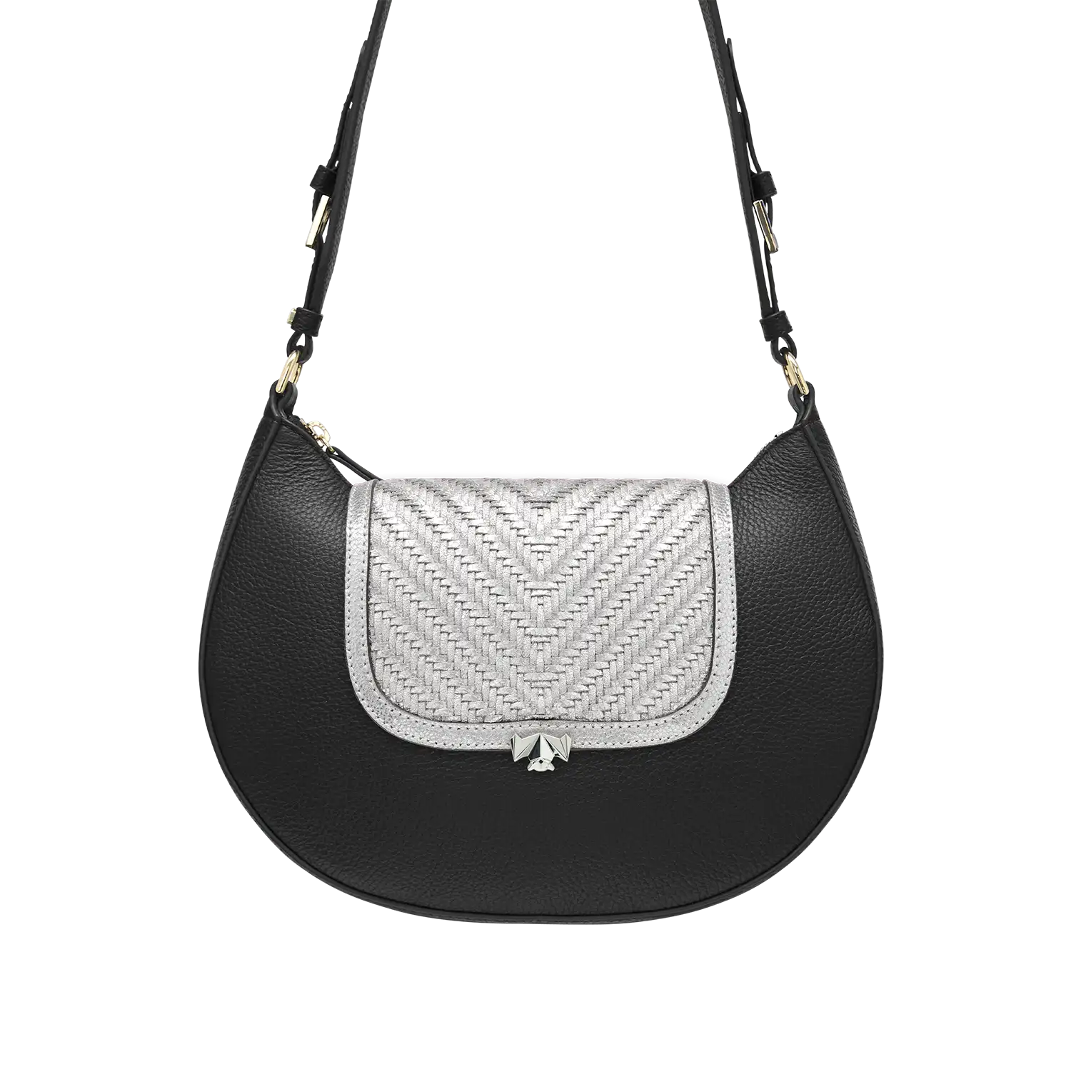 Wechselklappe - Mini Silver Star - silber