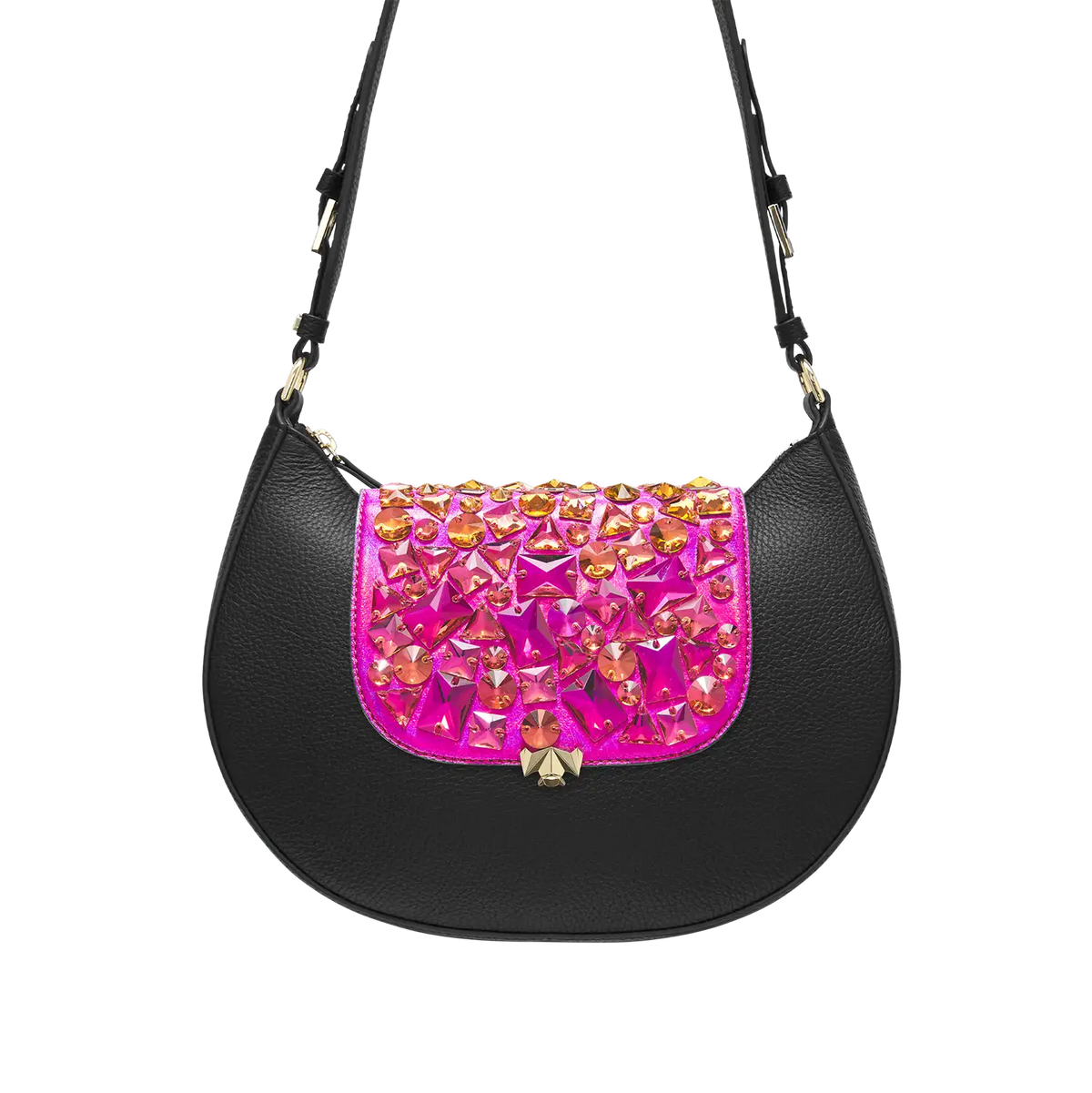 Wechselklappe - Mini Sizzling Pink - pink-metallic