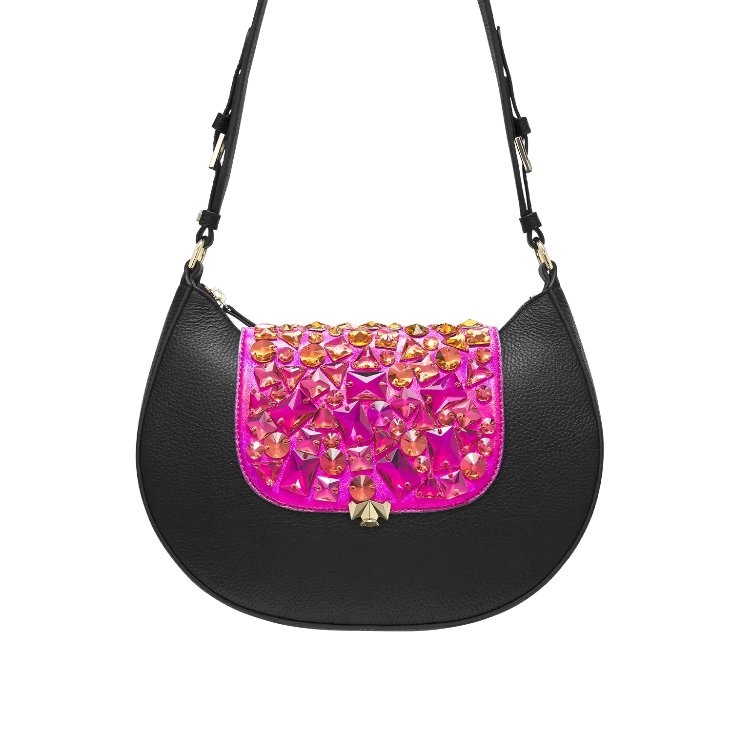 Wechselklappe - Mini Sizzling Pink - pink-metallic