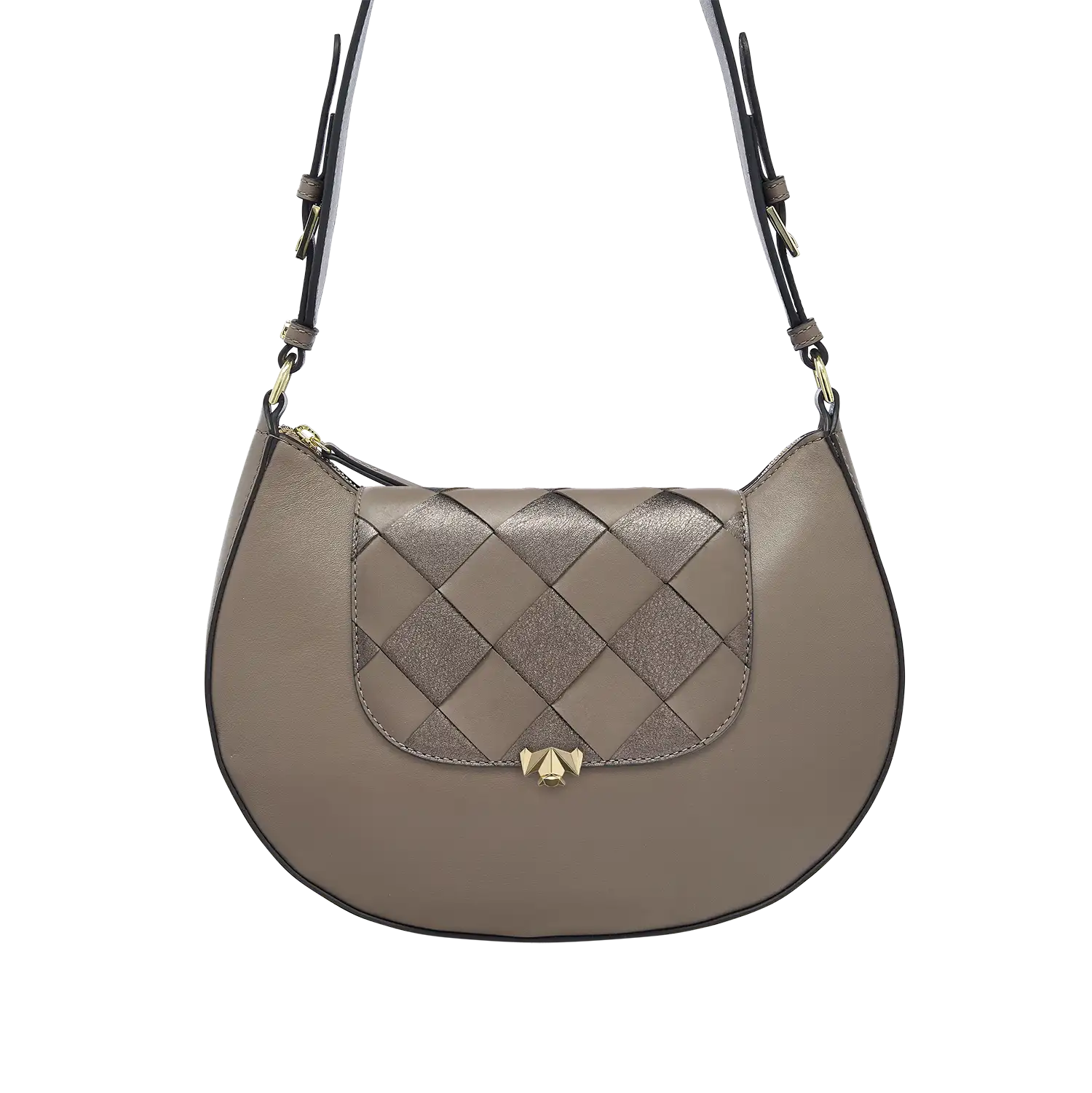 Wechselklappe - Mini La Segreta - taupe-bronze