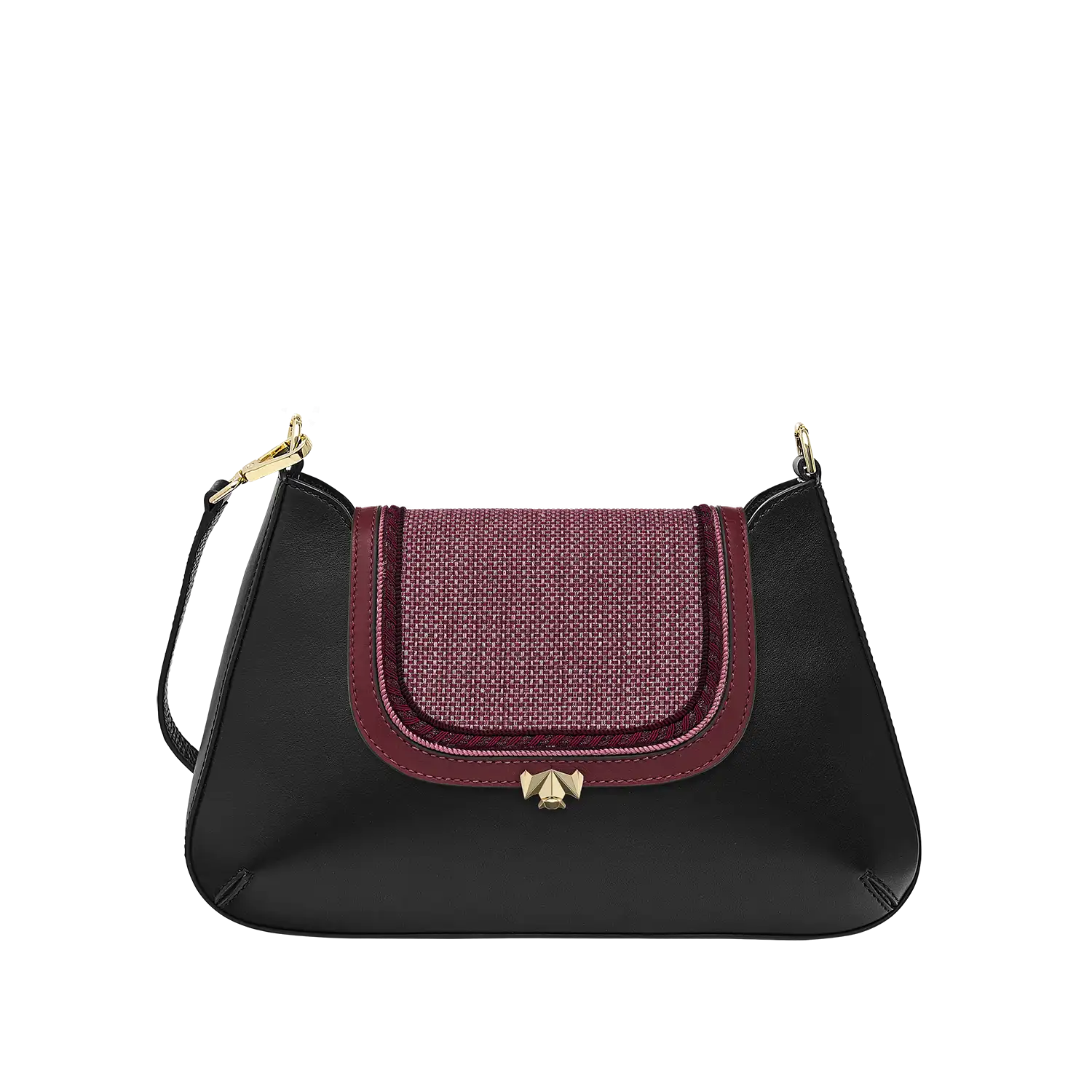 Wechselklappe - Mini Burgundy Kiss - dunkelrot