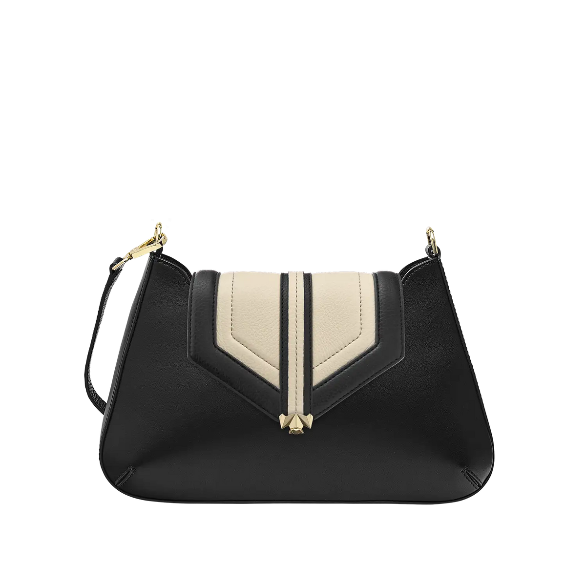 Wechselklappe - Mini Contrast Couture - schwarz-weiß