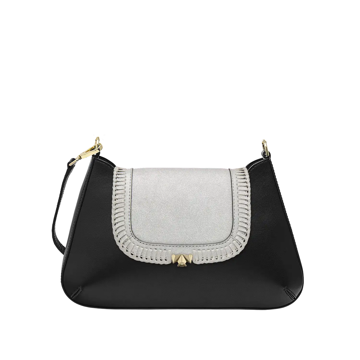 Wechselklappe - Mini Frozen Glam - silber