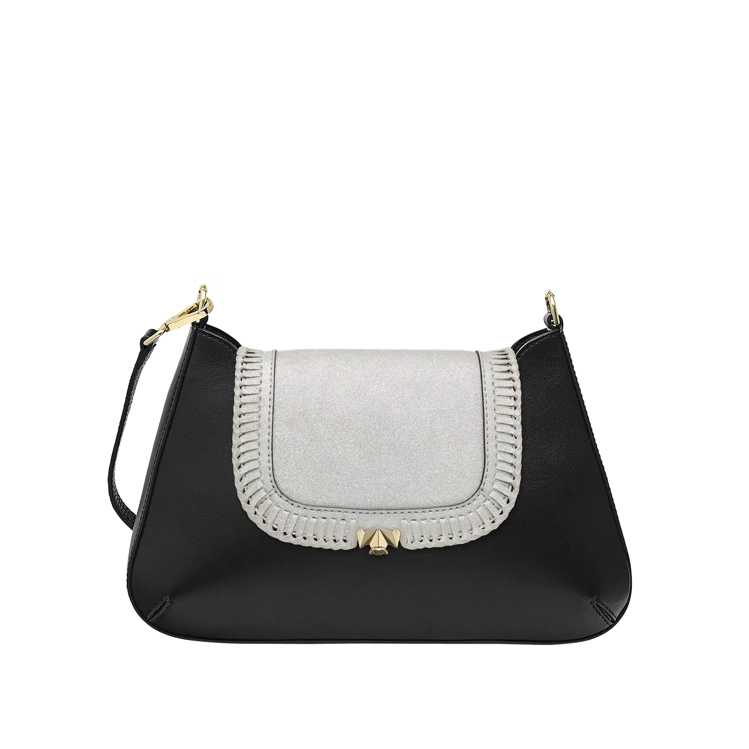 Wechselklappe - Mini Frozen Glam - silber