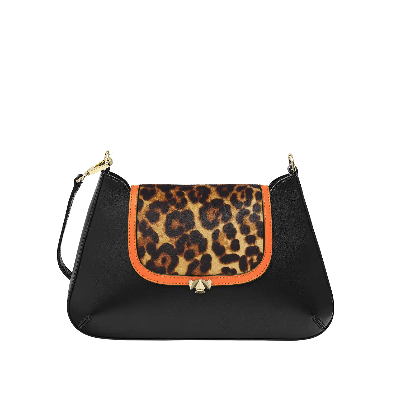 Wechselklappe - Mini Fur Real - leo-orange