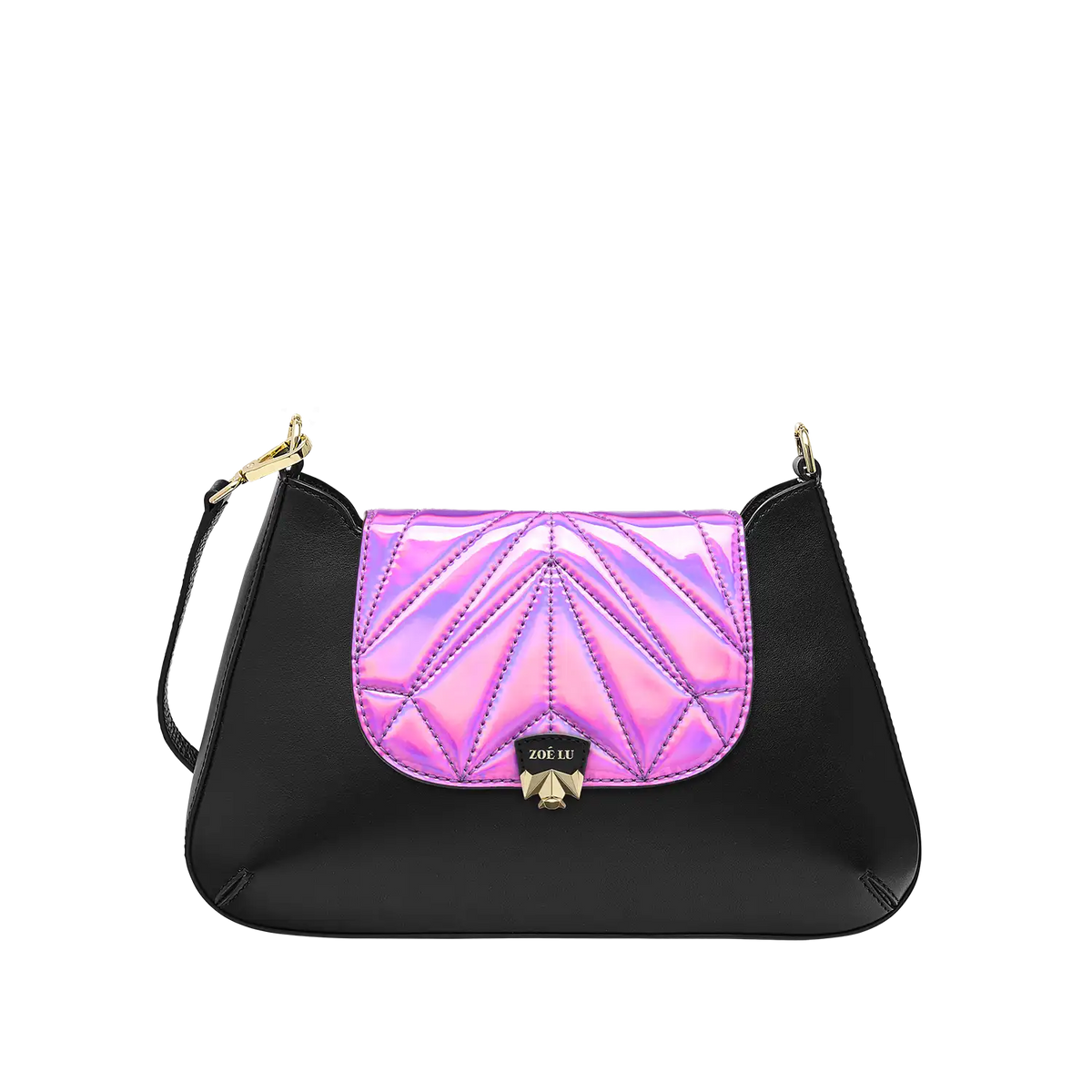 Wechselklappe - Mini Kinda Dazzling - flieder-metallic