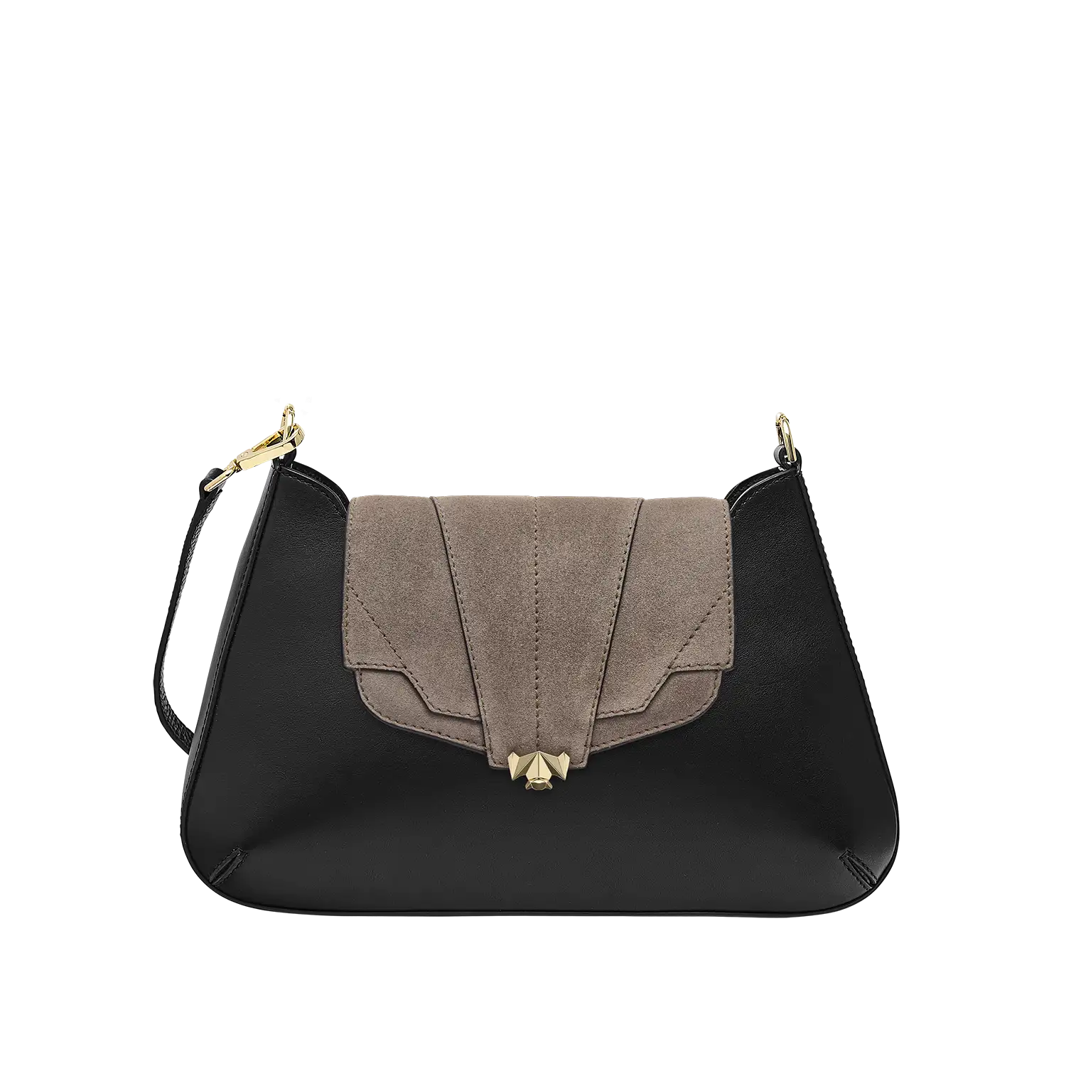 Wechselklappe - Mini Milky Solitair - taupe