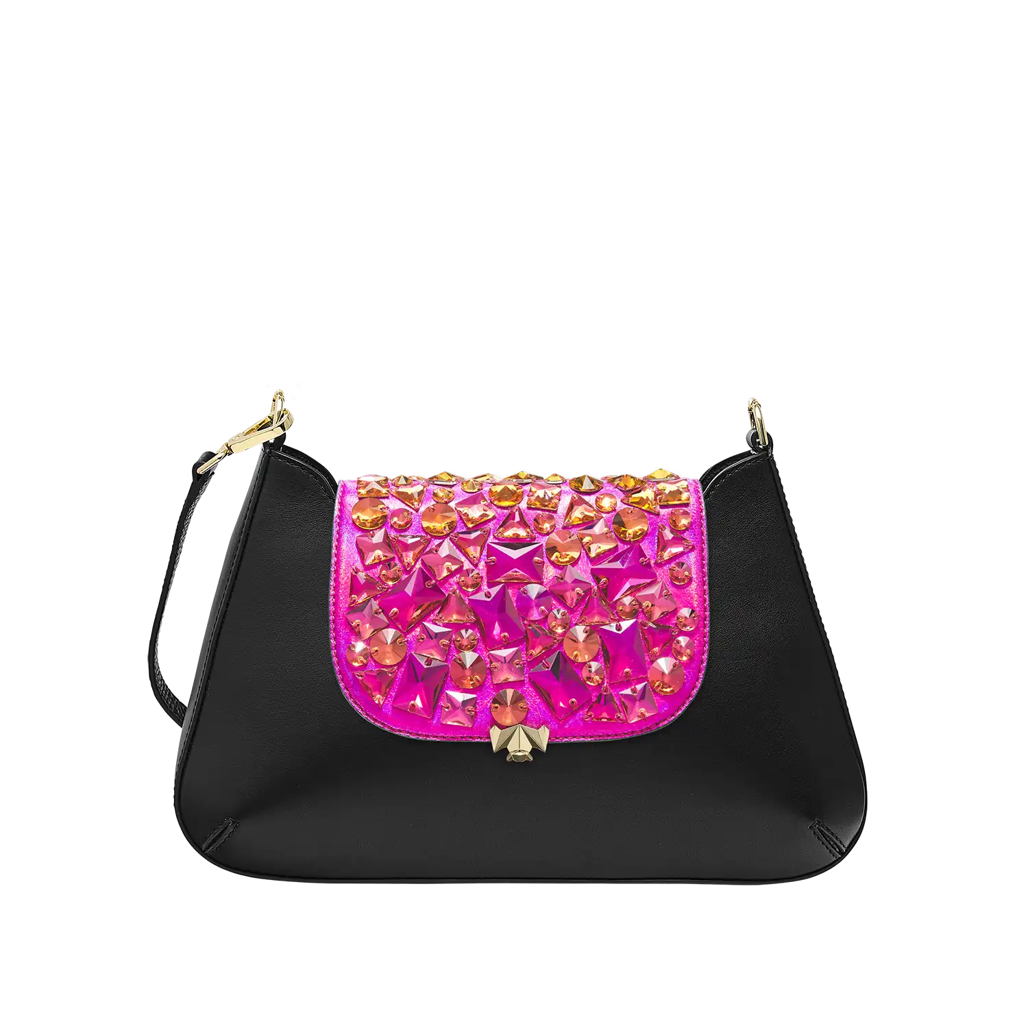 Wechselklappe - Mini Sizzling Pink - pink-metallic