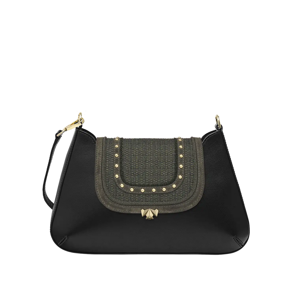 Wechselklappe - Mini Woodland Chic - grün-glitzer