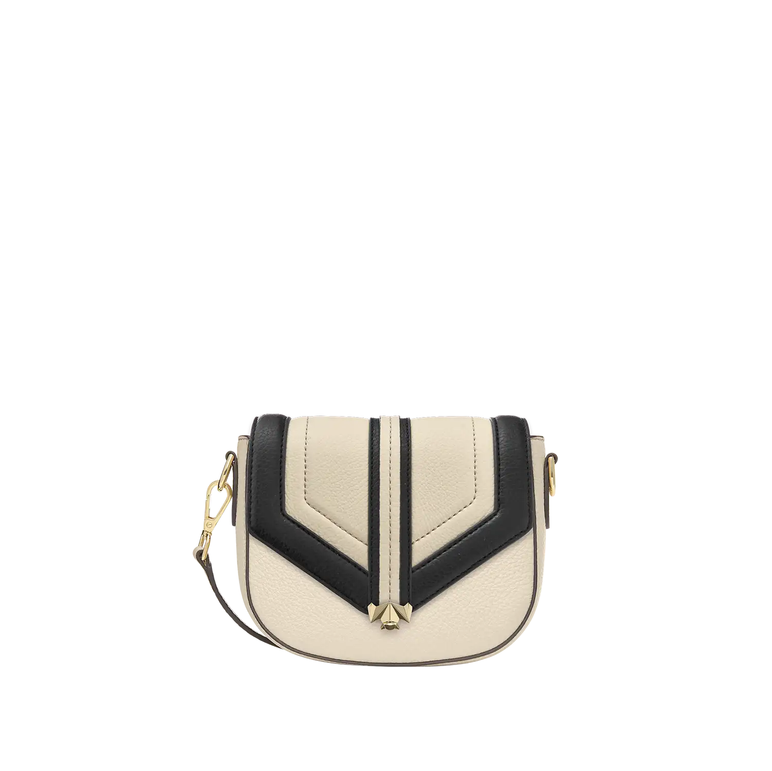 Wechselklappe - Mini Contrast Couture - schwarz-weiß