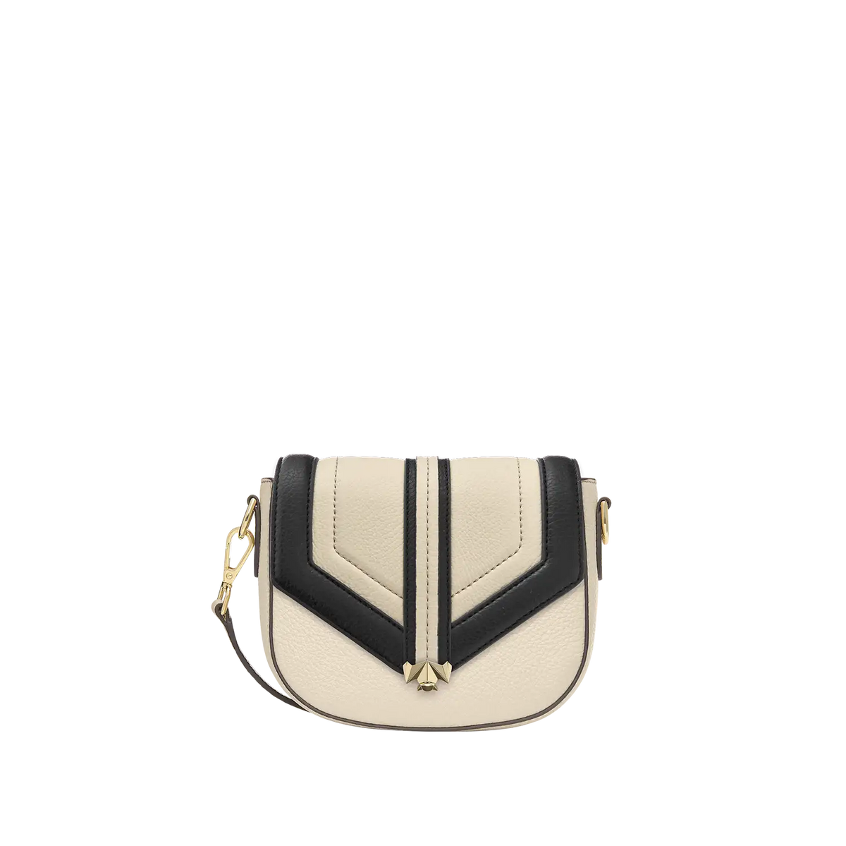 Wechselklappe - Mini Contrast Couture - schwarz-weiß