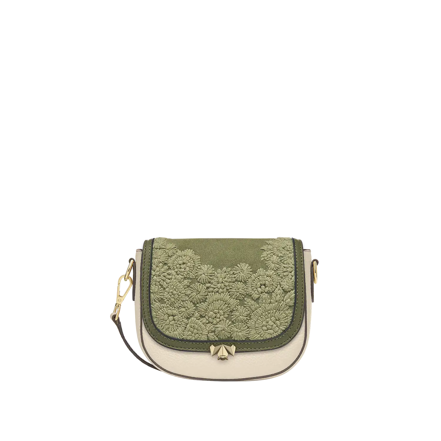 Wechselklappe -  Mini Cozy Bloom - olive
