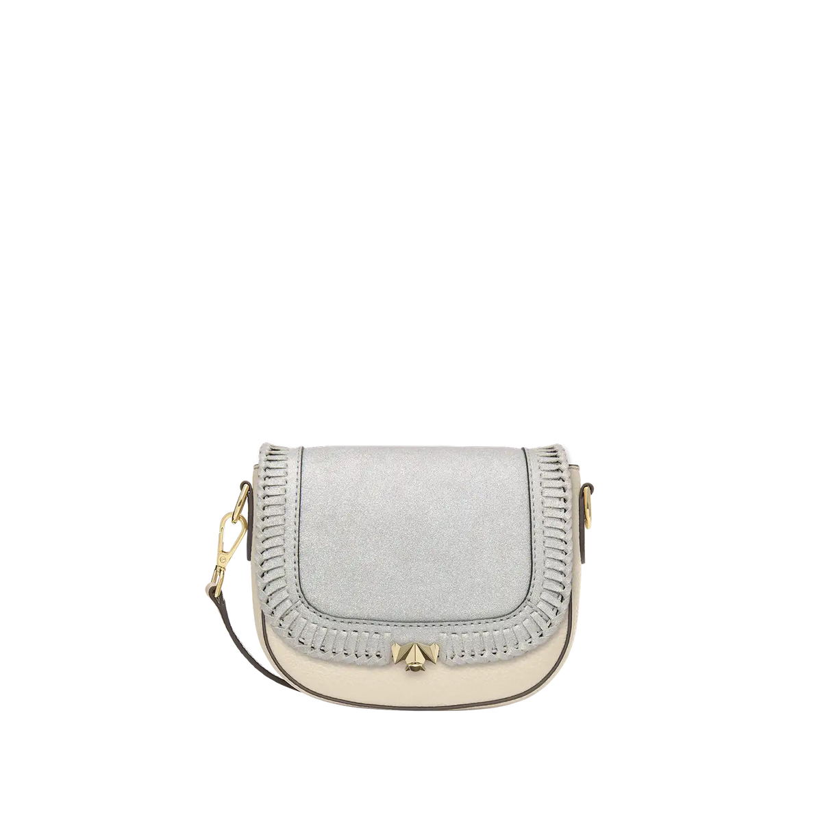 Wechselklappe - Mini Frozen Glam - silber