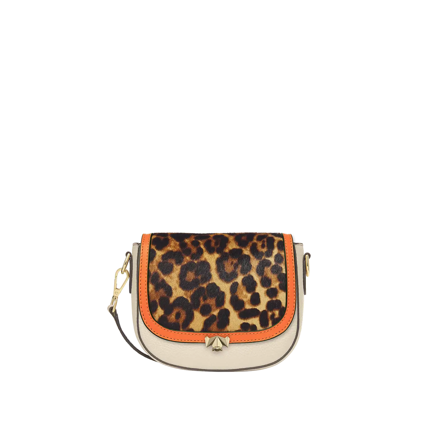 Wechselklappe - Mini Fur Real - leo-orange