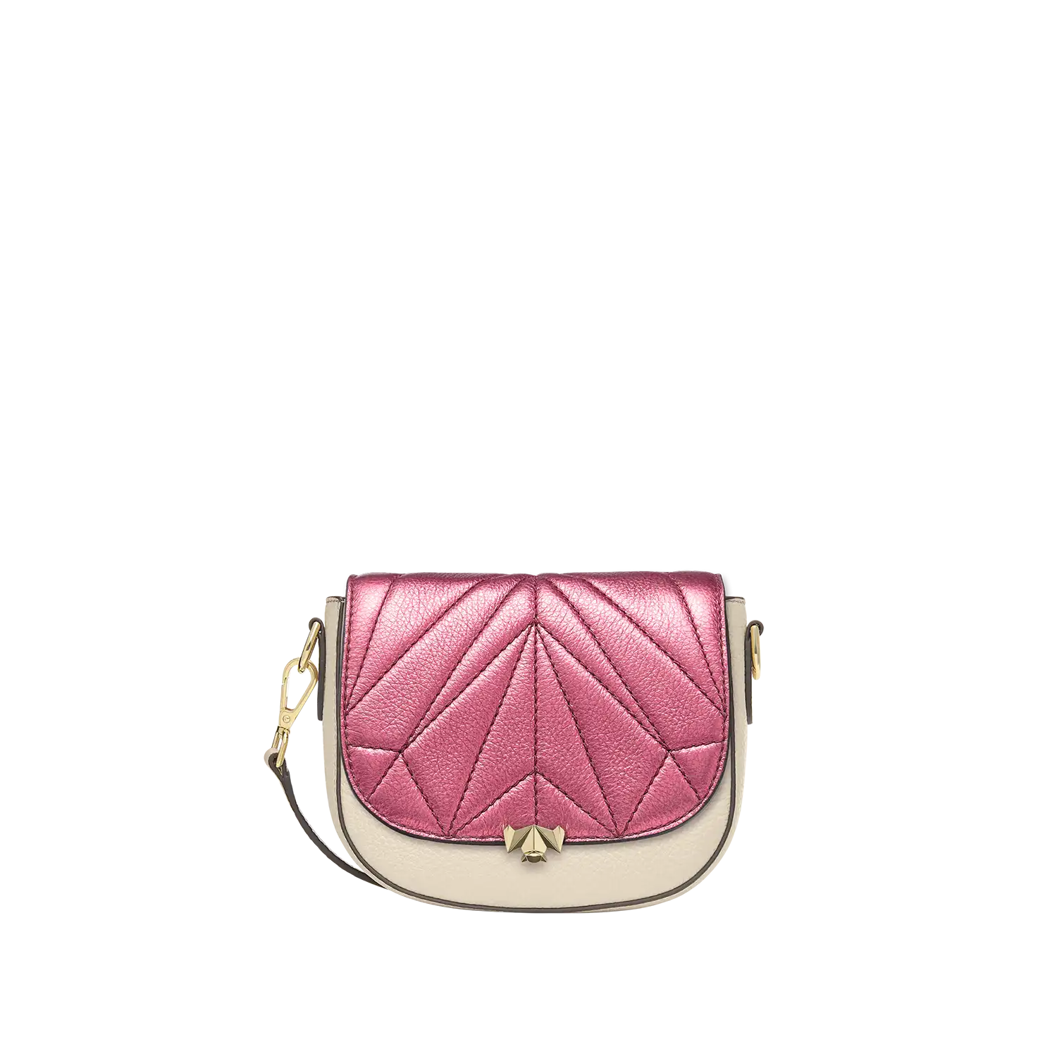 Wechselklappe - Mini Kinda Metallic Mulberry - pink-metallic
