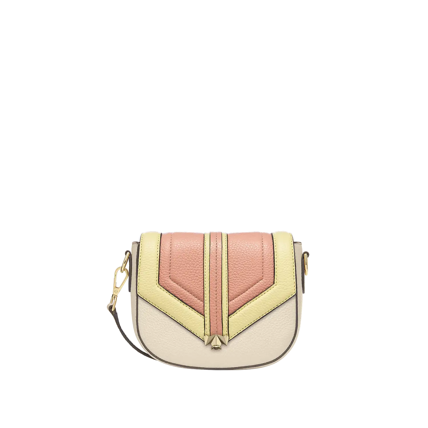 Wechselklappe - Mini Pastel Harmony - gelb-rosa