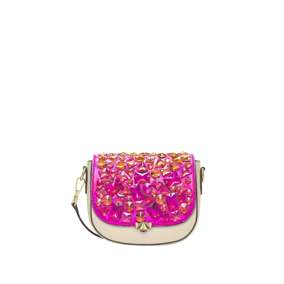 Wechselklappe - Mini Sizzling Pink - pink-metallic