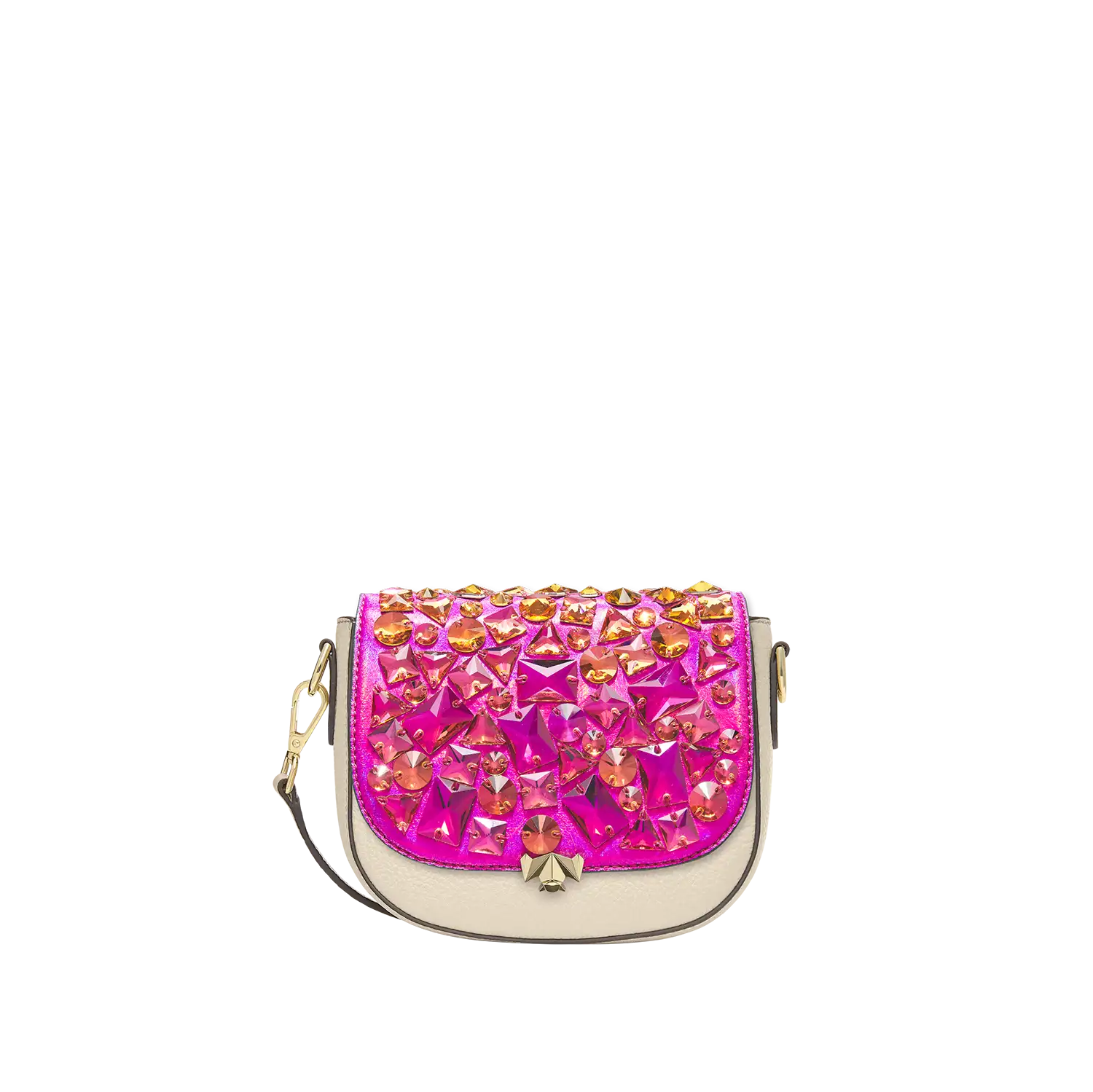 Wechselklappe - Mini Sizzling Pink - pink-metallic