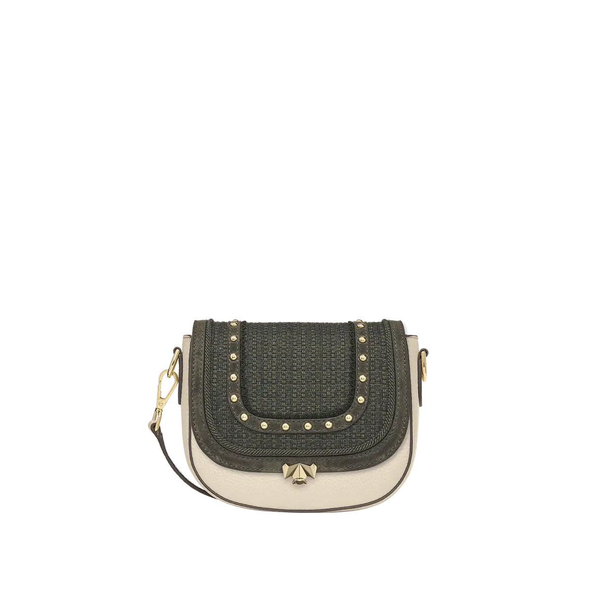 Wechselklappe - Mini Woodland Chic - grün-glitzer