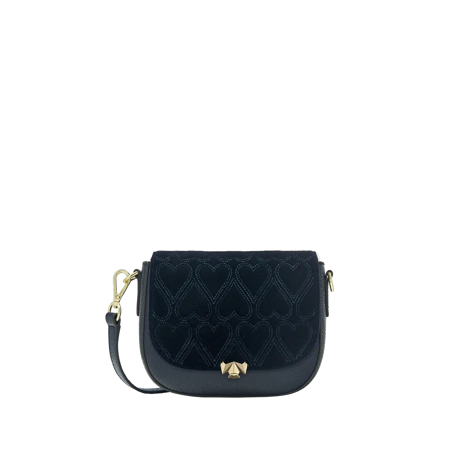 Wechselklappe - Mini Amour de Velours - dunkelblau