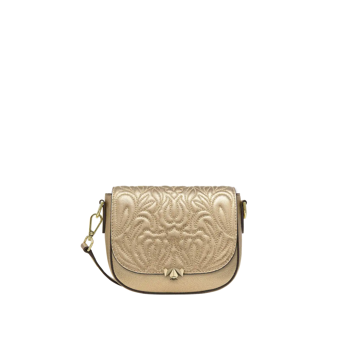 Wechselklappe - Mini Majestic Bloom - gold