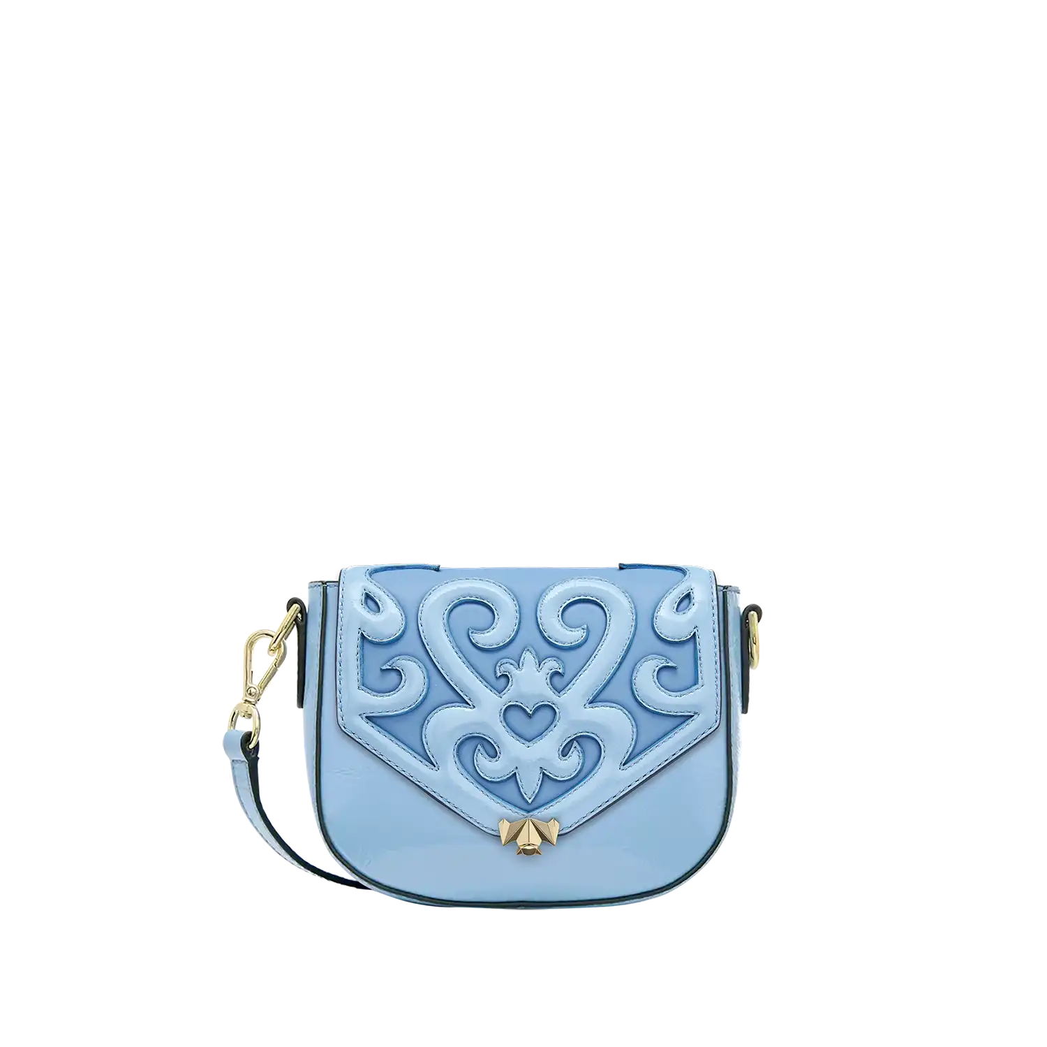 Wechselklappe - Mini Love Story - hellblau