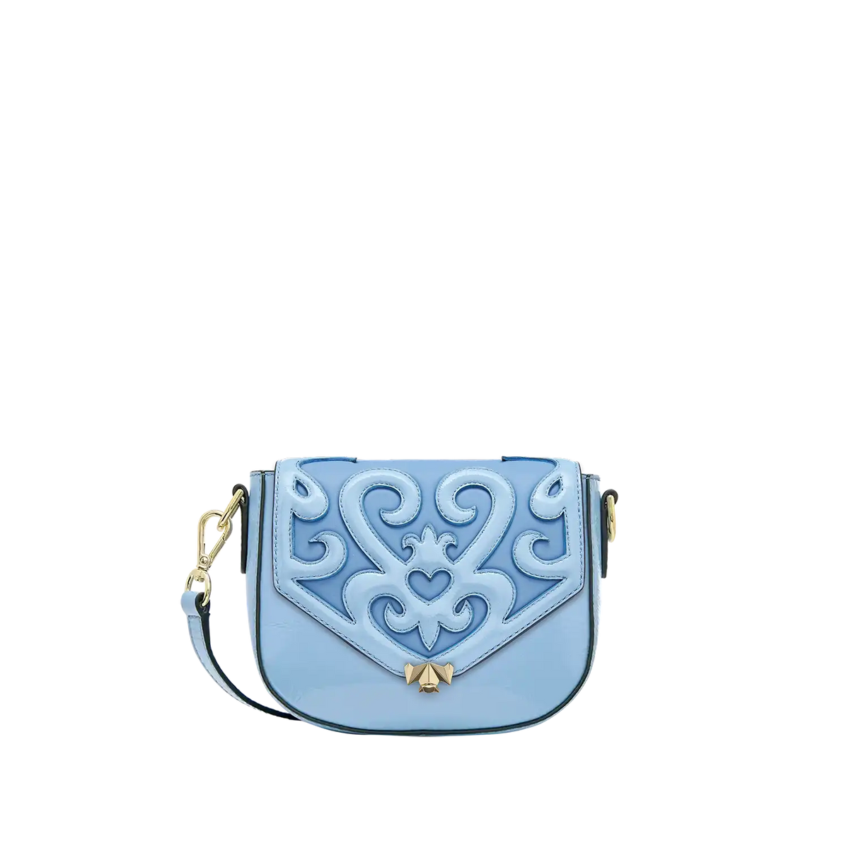 Wechselklappe - Mini Love Story - hellblau