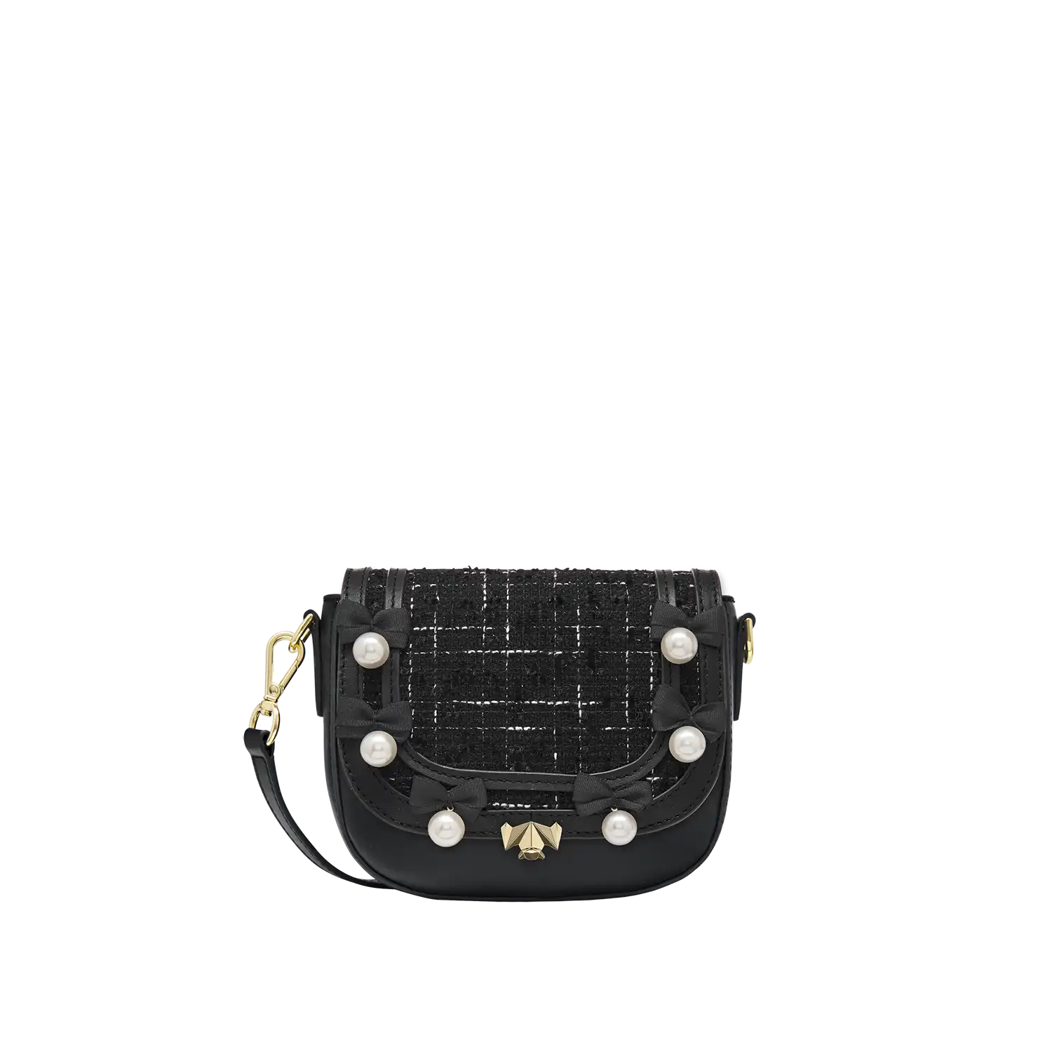 Taschenkoerper Mini Me - Glattleder schwarz