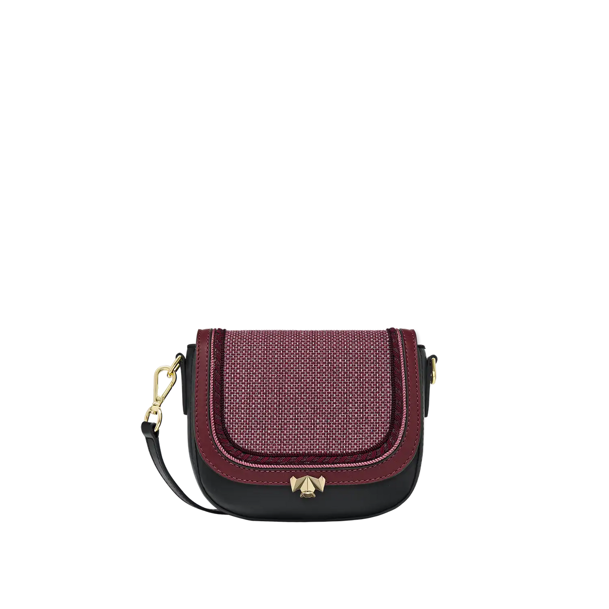 Wechselklappe - Mini Burgundy Kiss - dunkelrot