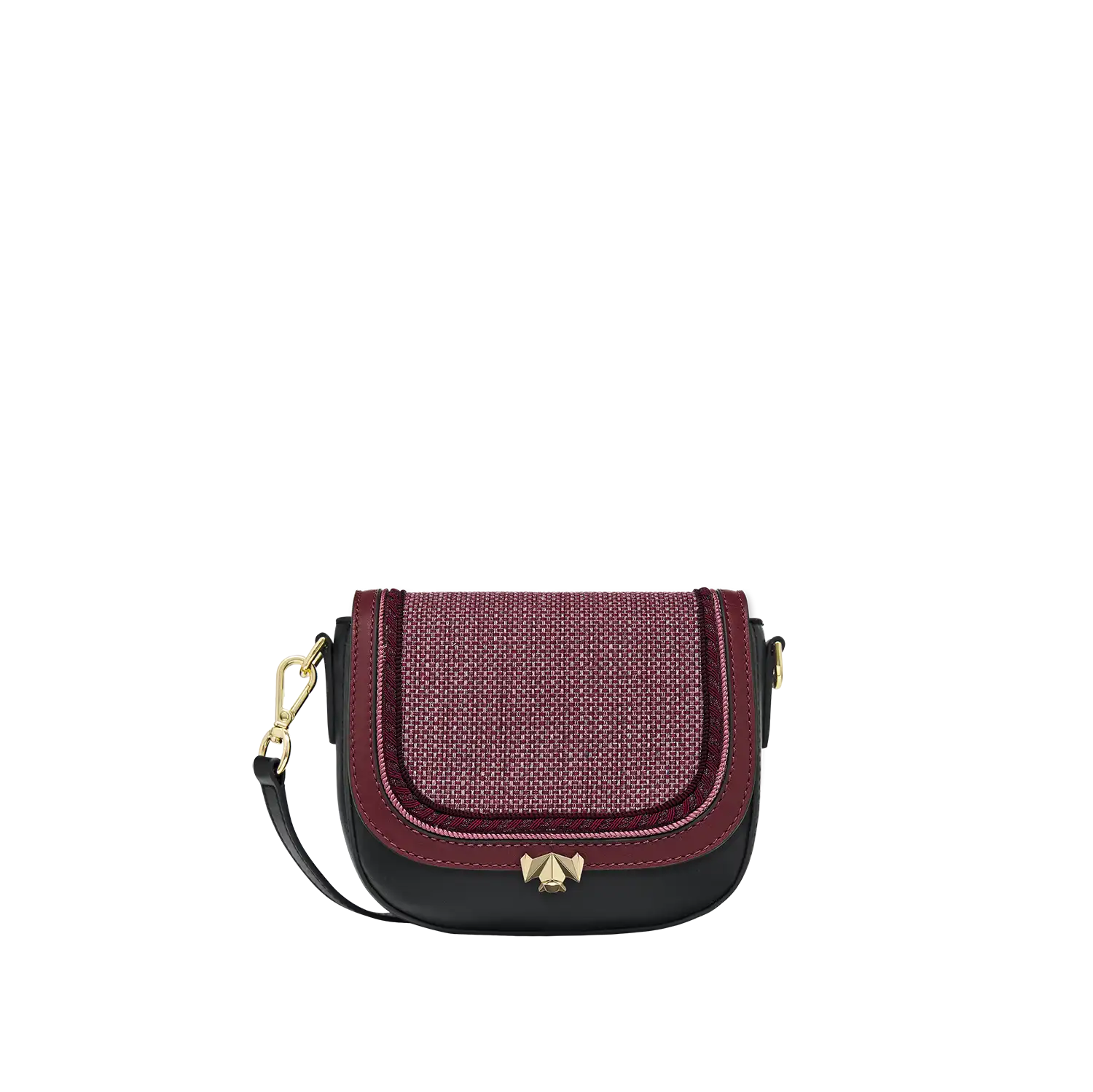 Wechselklappe - Mini Burgundy Kiss - dunkelrot