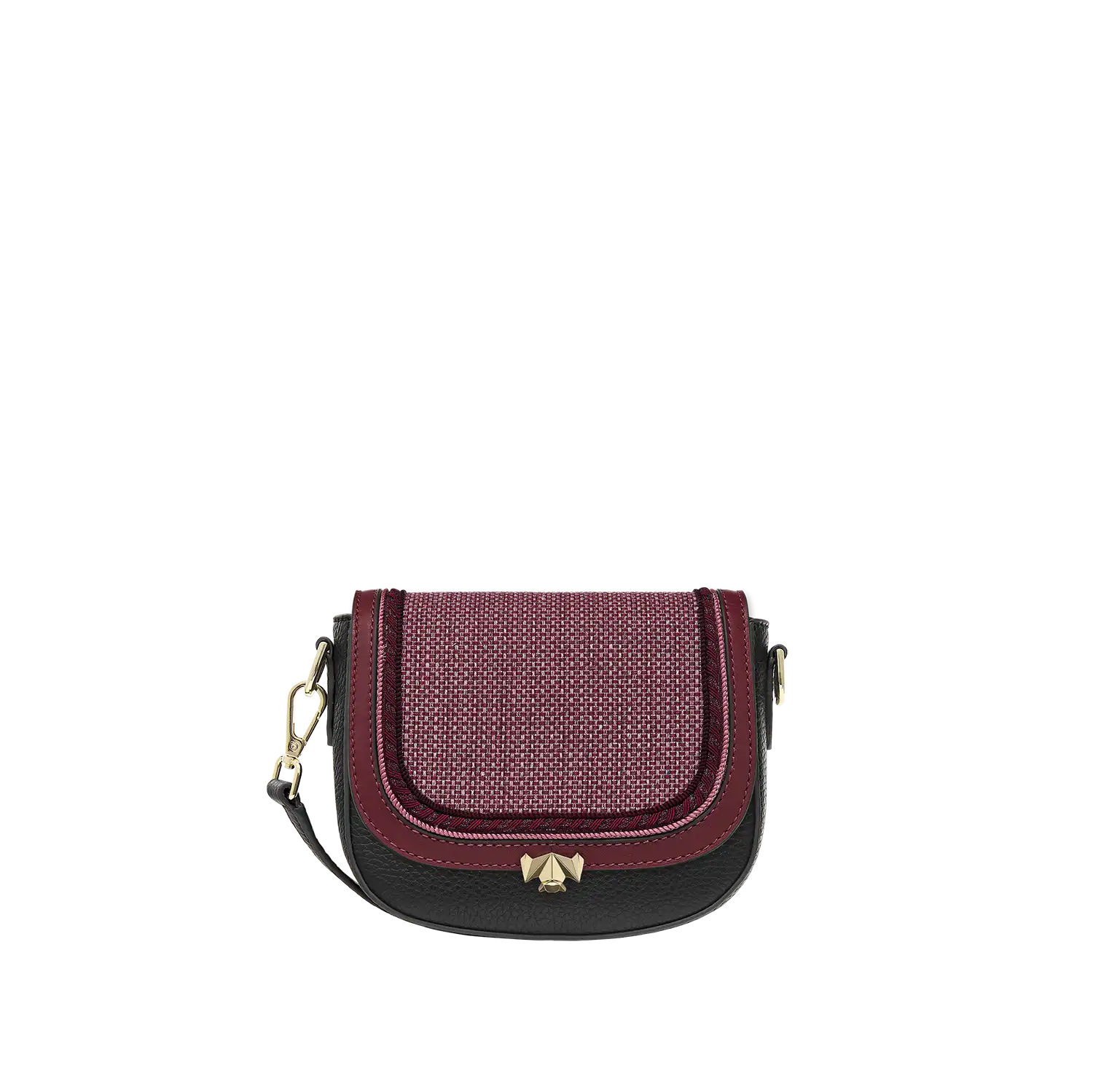 Wechselklappe - Mini Burgundy Kiss - dunkelrot